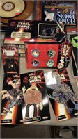 Star Wars items new in the package including