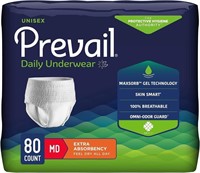 Prevail Daily Protective Underwear - Medium - 80ct