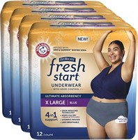 FitRight Incontinence&Postpartum Underwear XL 48ct