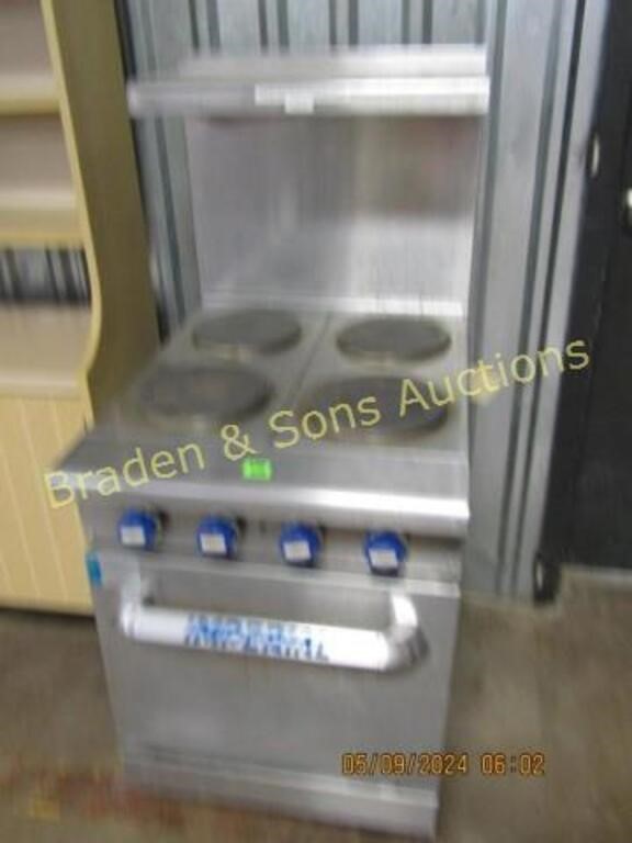 USED IMPERIAL 220V THREE PHASE COMMERCIAL STOVE