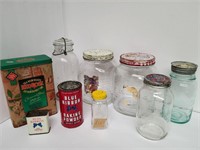 Misc. Vintage Jars & Kitchen Tins