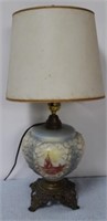 Vintage Lamp - 21" tall