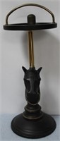 Metal Horse Head Smoking Stand - 25" tall