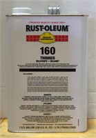 Rust Oleum 160 Thinner 1 Gal. Bidding 1xtq