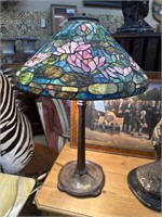 HAND MADE RECREATION OF TIFFANY LAMP GREAT QUALITY
