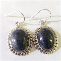 $300 Silver Gemstone Earrings