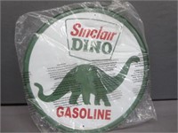 Sinclar Dino Gasoline Metal Sign