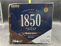 1859 folger coffee black gold dark roast - 16 k