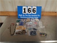 Lot of Multi-Colored Beads, Necklaces, and More