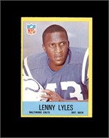 1967 Philadelphia #19 Lenny Lyles EX-MT to NRMT+