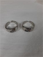 2 PCS COSTUME JEWELRY RINGS HIS / HERS“ THE