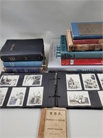 Bibles/ 1920s photos in book/ German book