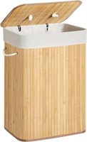 Foldable Laundry Hamper With Lid, 19 Gal