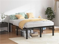Qeromy King Size Bed Frame - 18 In Sturdy