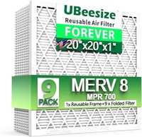 UBeesize Reusable Air Filter 20x20x1
