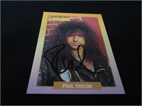Paul Taylor Signed Trading Card SSC COA
