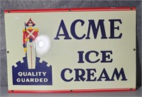 ACME DAIRY PORCELAIN DAIRY SIGN