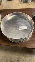 1 LOT ASSORTED STAINLESS STEEL CAKE PANS