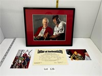 Stan Musial & Albert Pujols Signed Photo w/COA