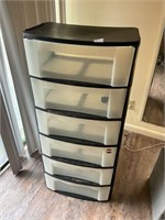 6 drawer Plastic storage container