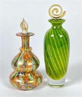 ART GLASS PERFUME DECANTERS