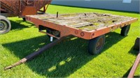 16' Hay Rack on Minnesota 7 Ton Gear