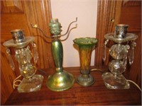 (5) Lamps:  (2) Dresser Lamps 10" Tall