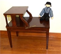 End Table w/Amish Doll & 40 x 2' Wall Pic