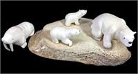 Mitchell Toolie Eckimo Inuit Animal Carving