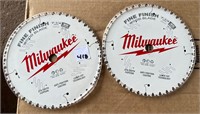 Milwaukee Fine Finish Wood Blade, 7-1/4", 2ct