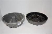 2 Nonstick Aluminum Bundt Cake Pans