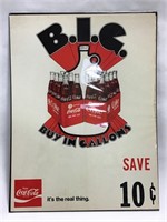 Promo Poster B.I.G. Coca Cola Gallons