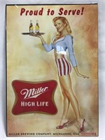 Promo Poster Proud to Serve Miller 2003