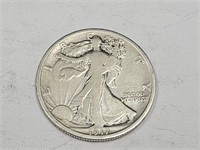 1917 Silver  Walking Liberty Half Dollar Coin