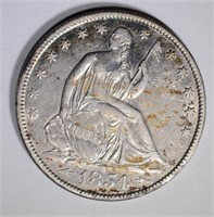 1854-O SEATED HALF DOLLAR, AU