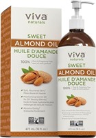 Sweet Almond Oil - 100% Pure Hair and Skin