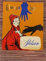 Stetson Glove Countertop Sign