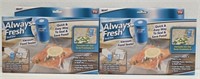 Pair of Always fresh vacuum food sealer with 6