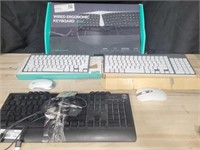 4 wireless computer keyboards: 
* Logitech