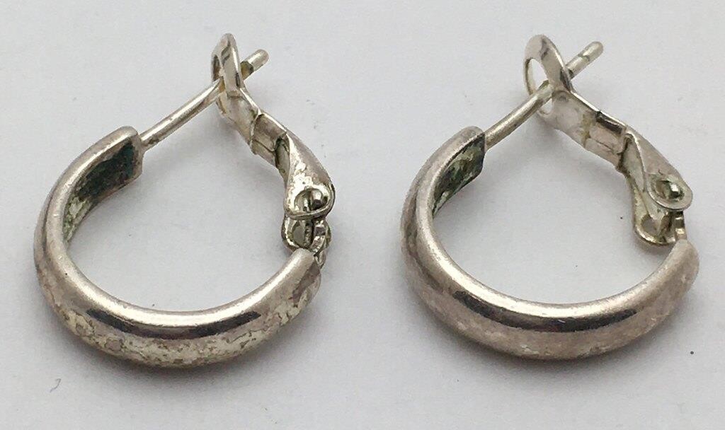 Sterling Silver Hoop Earrings