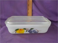 Fire King Gay Fruit refrigeration dish