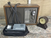 Sony Watchman, Panasonic Radio, And Domino Clock