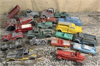 Tootsie And Hubley Kiddie Toy Trucks And Auburn