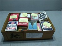 Box of assorted cards