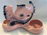 CERAMIC PINK FISH HOLDER