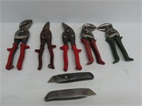 Tin Snips & Box Cutters