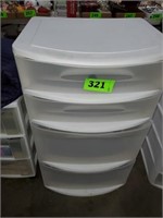 4 DRAWER PLASTIC ORGANIZER