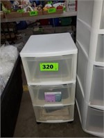 3 DRAWER PLASTIC ORGANIZER