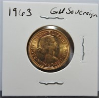 1963 Great Britain gold sovereign