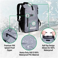 COR Surf Waterproof Dry Bag Backpack with Padded